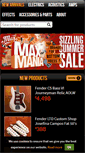 Mobile Screenshot of maxguitarstore.com